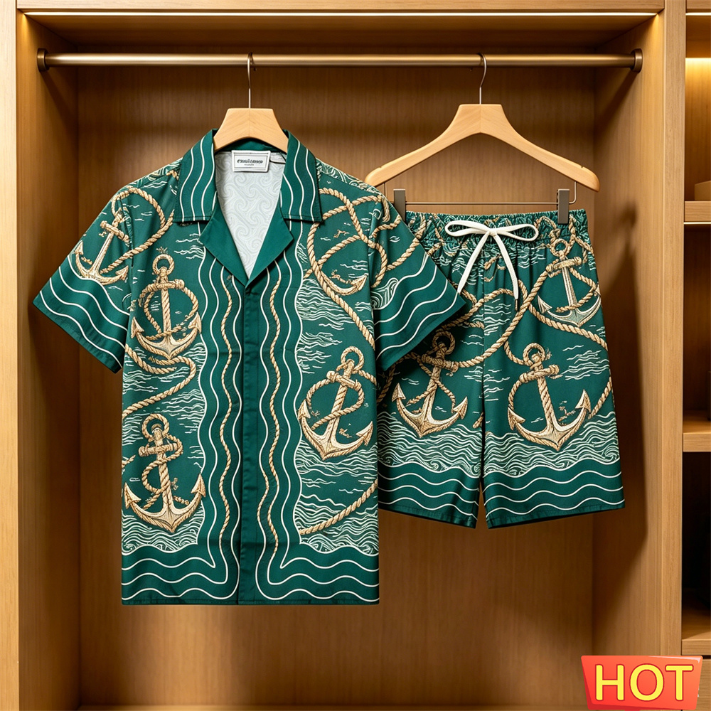 Men's 2 Piece Hawaiian Set Nau - Summer Clothing Us のレビューと価格