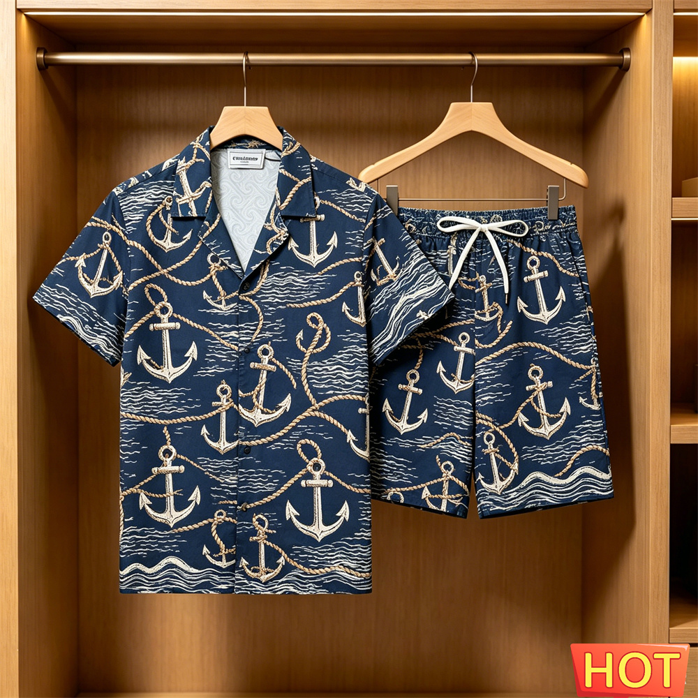 Men's 2 Piece Hawaiian Set Nau - Summer Clothing Us のレビューと価格