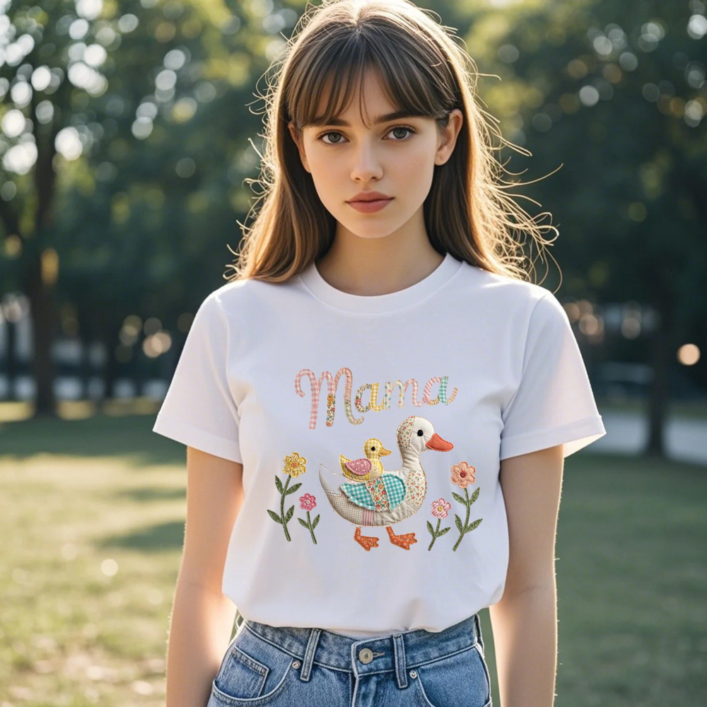 Women Summer Mama Duck Patchwo - Summer Duck Clothing のレビューと価格