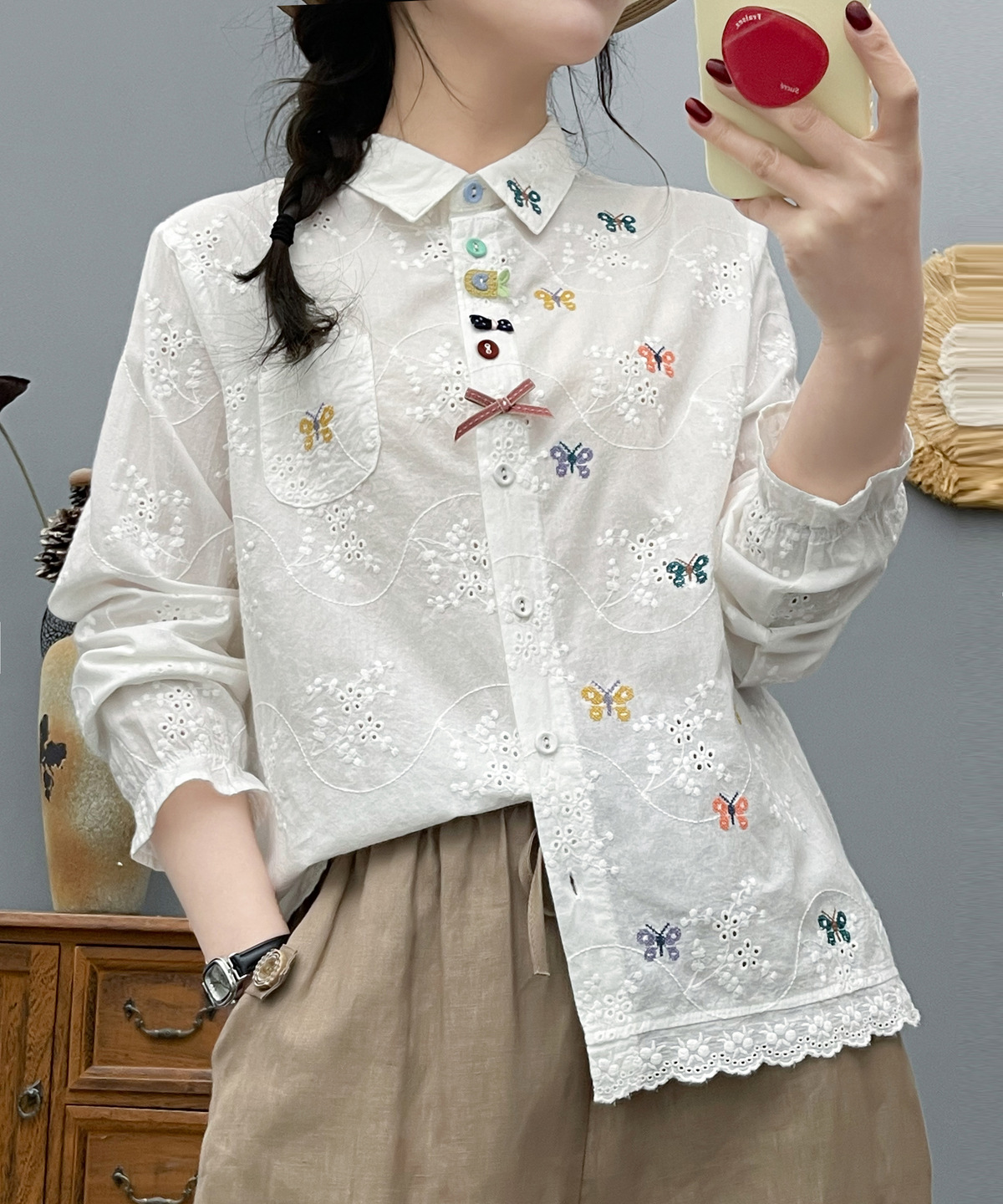 Women's Bohemian Blouse Ethnic - Summer Clothing In Japan のレビューと価格