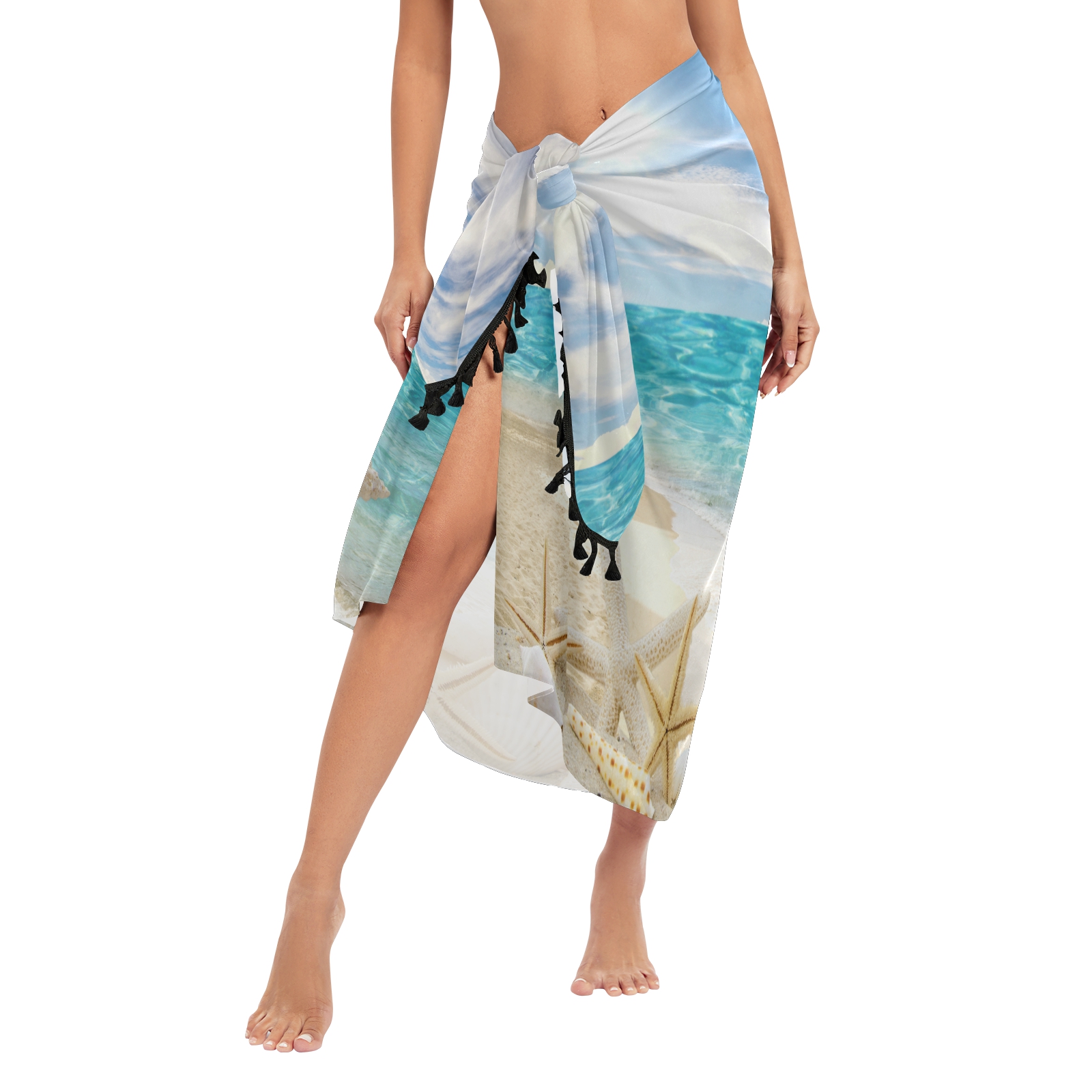 Sexy Women Chiffon Swimwear Pa - Sarong Pareo Wrap のレビューと価格