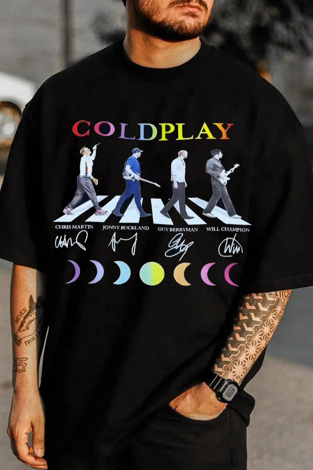 Uk Band Cold-plays TShirt Mens - Summer Clothing Uk Men のレビューと価格