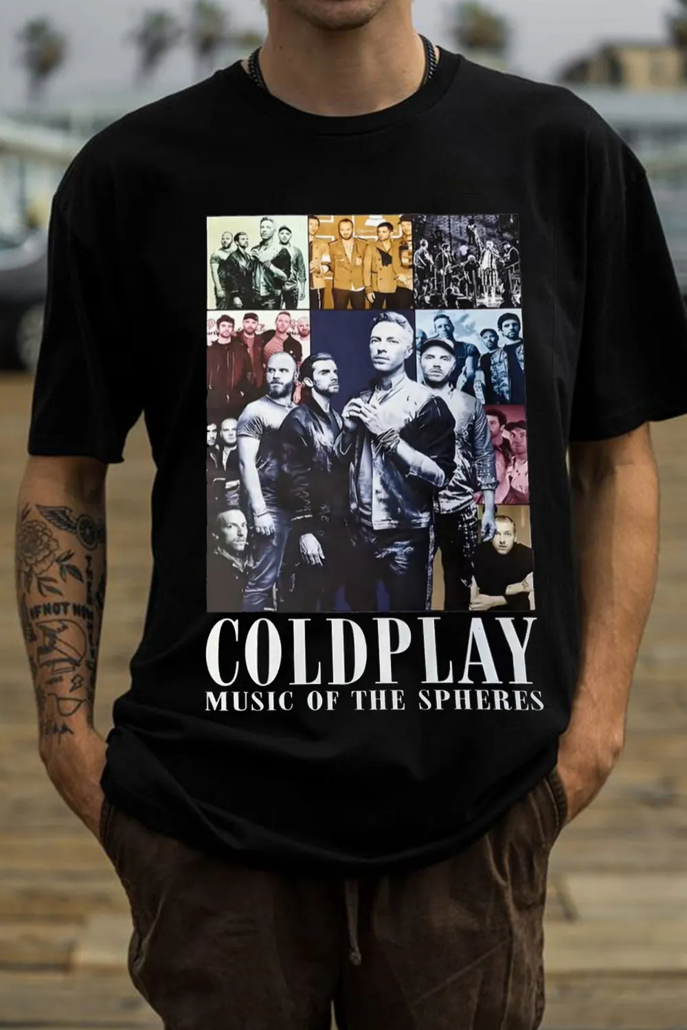 Uk Band Cold-plays TShirt Mens - Summer Clothing Uk Men のレビューと価格