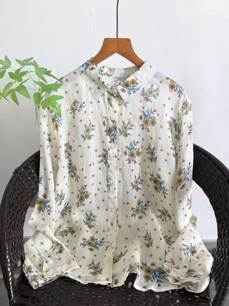 100% Ramie linen shirts and bl - Summer Clothing In Japan のレビューと価格
