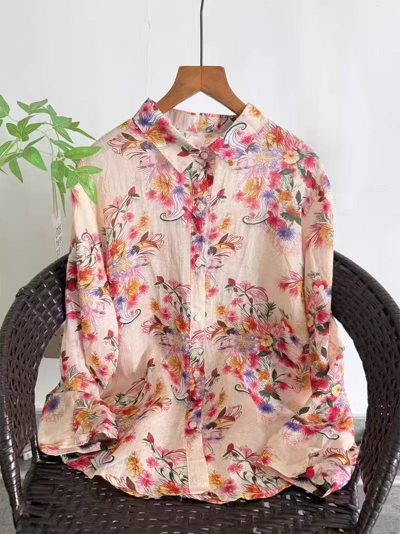 100% Ramie linen shirts and bl - Summer Clothing In Japan のレビューと価格