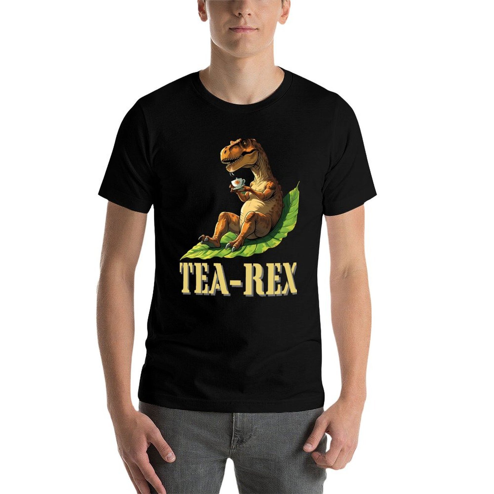 Tea Rex T-Shirt Clothing anime - Summer Clothing Essentials Men のレビューと価格