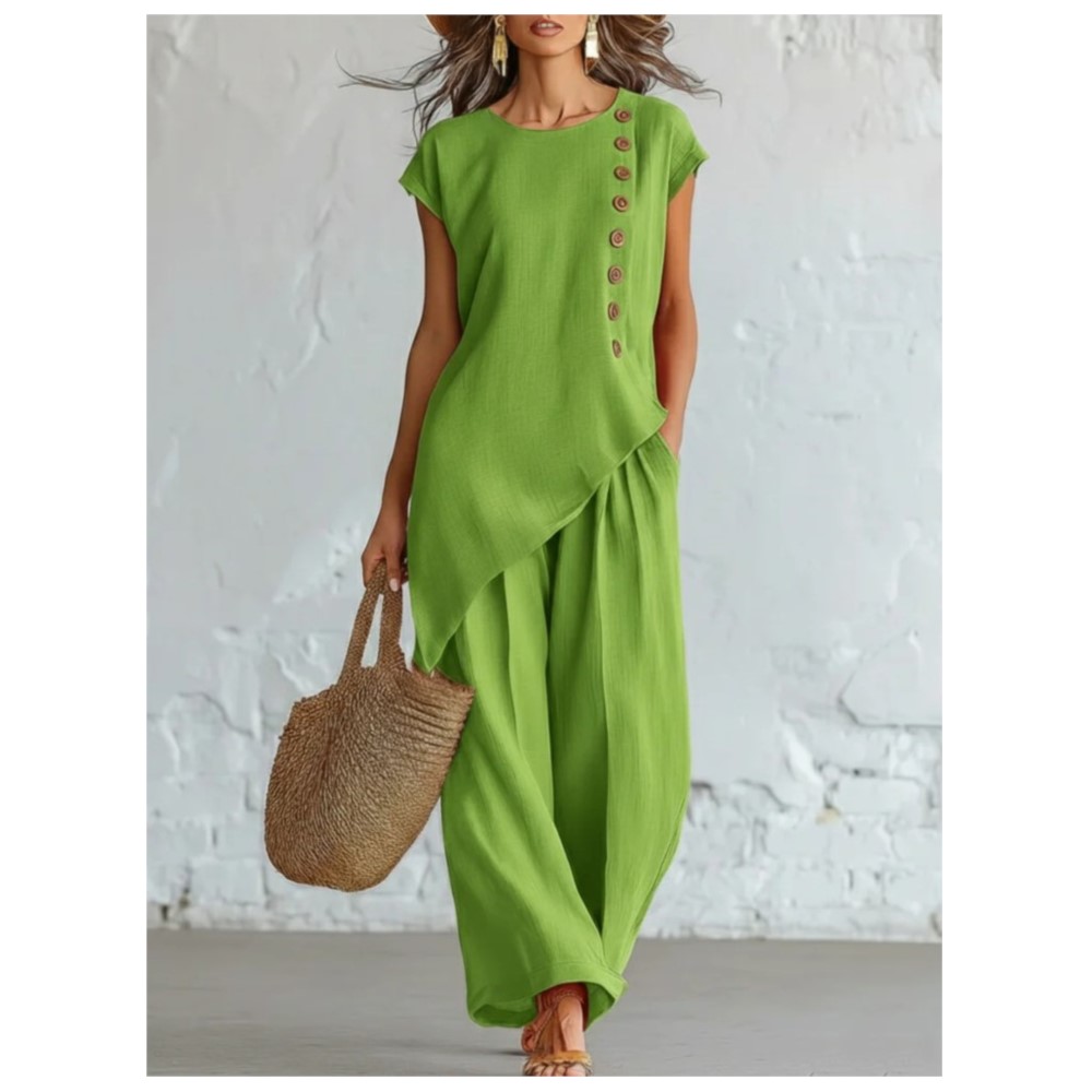 Summer Casual O Neck Button Do - Zara Summer Clothing For Women のレビューと価格