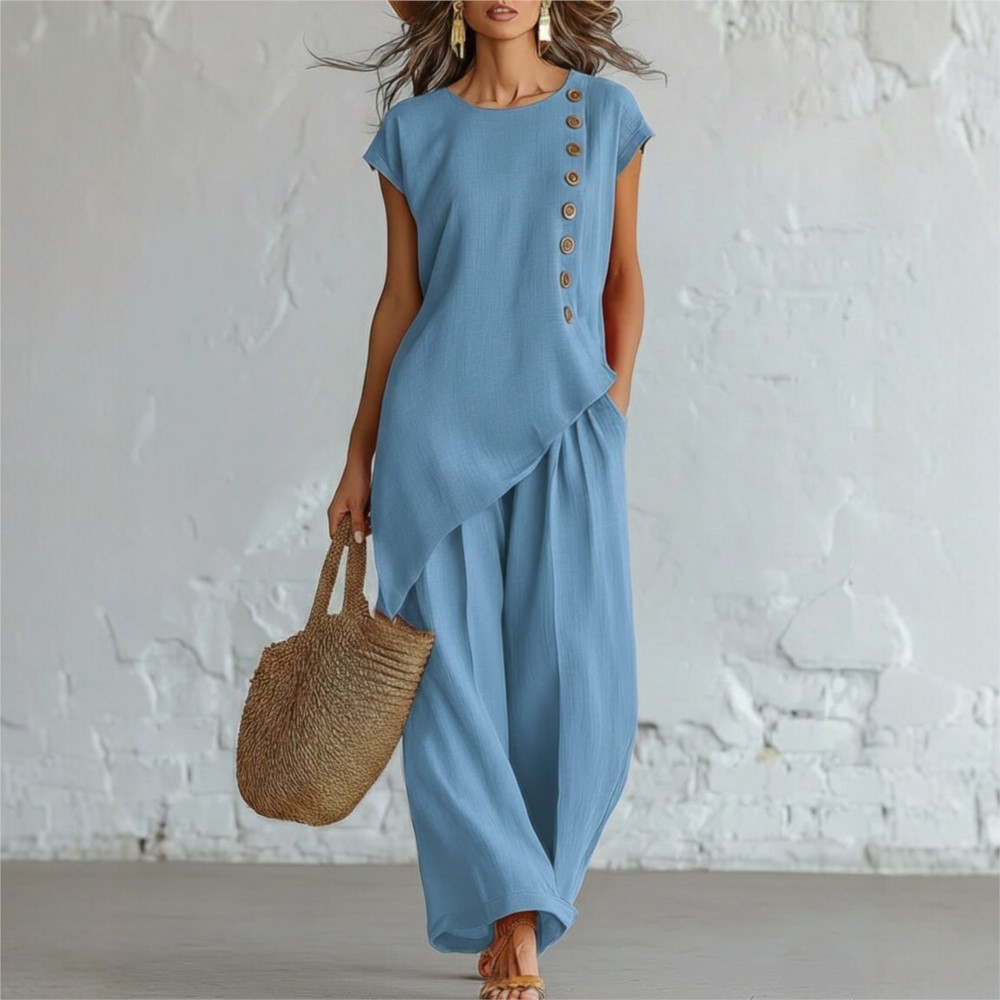 Summer Casual O Neck Button Do - Zara Summer Clothing For Women のレビューと価格