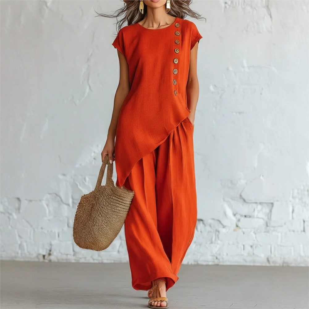 Summer Casual O Neck Button Do - Zara Summer Clothing For Women のレビューと価格