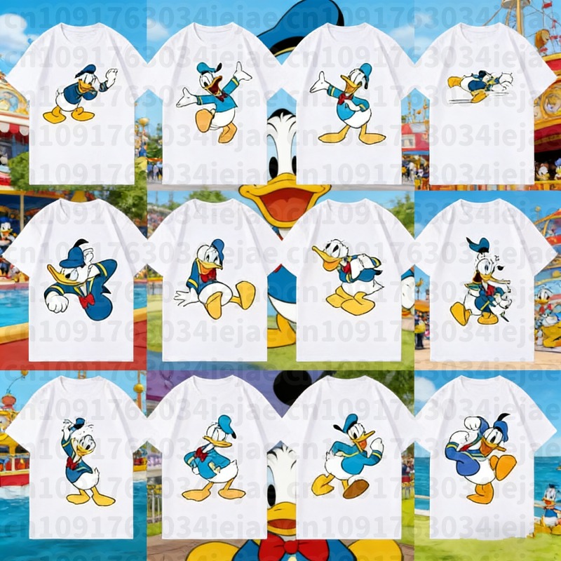 2025 Summer Donald Duck Cartoo - Summer Duck Clothing のレビューと価格