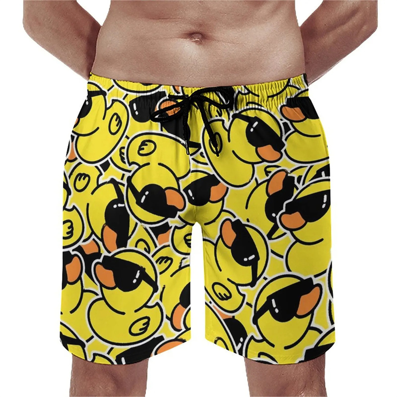 Funny Duck 3D Printed Beach Sh - Summer Duck Clothing のレビューと価格