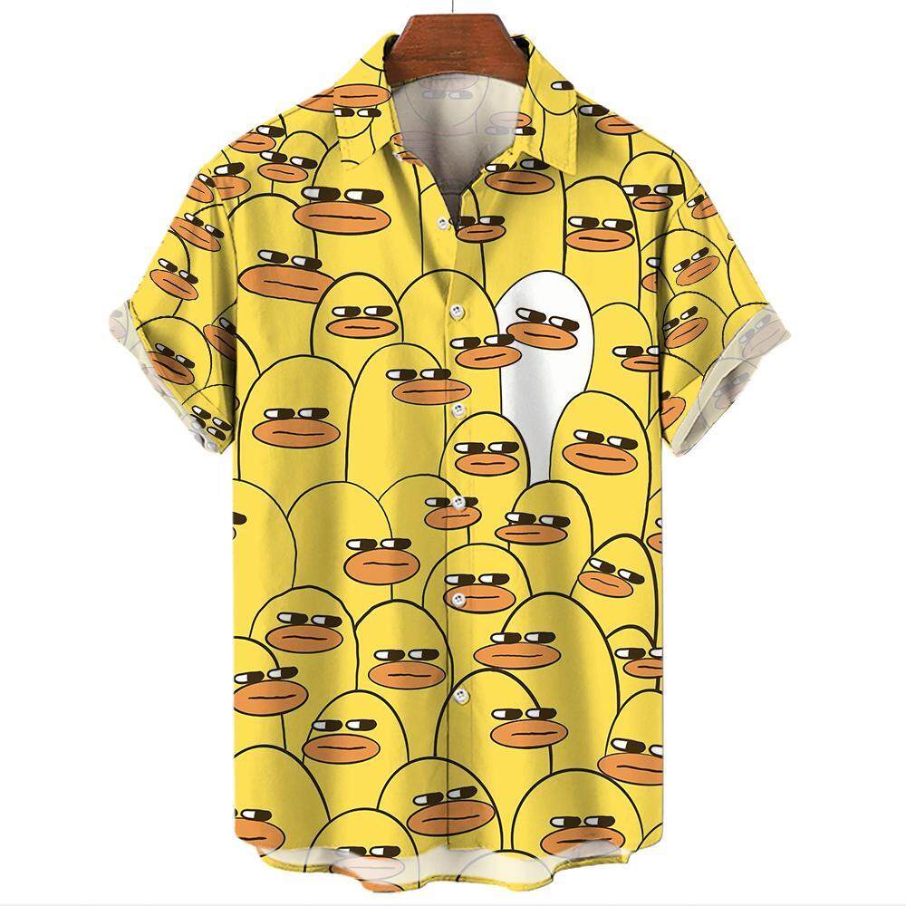 Funny Men's Shirts For Men 3d  - Summer Duck Clothing のレビューと価格