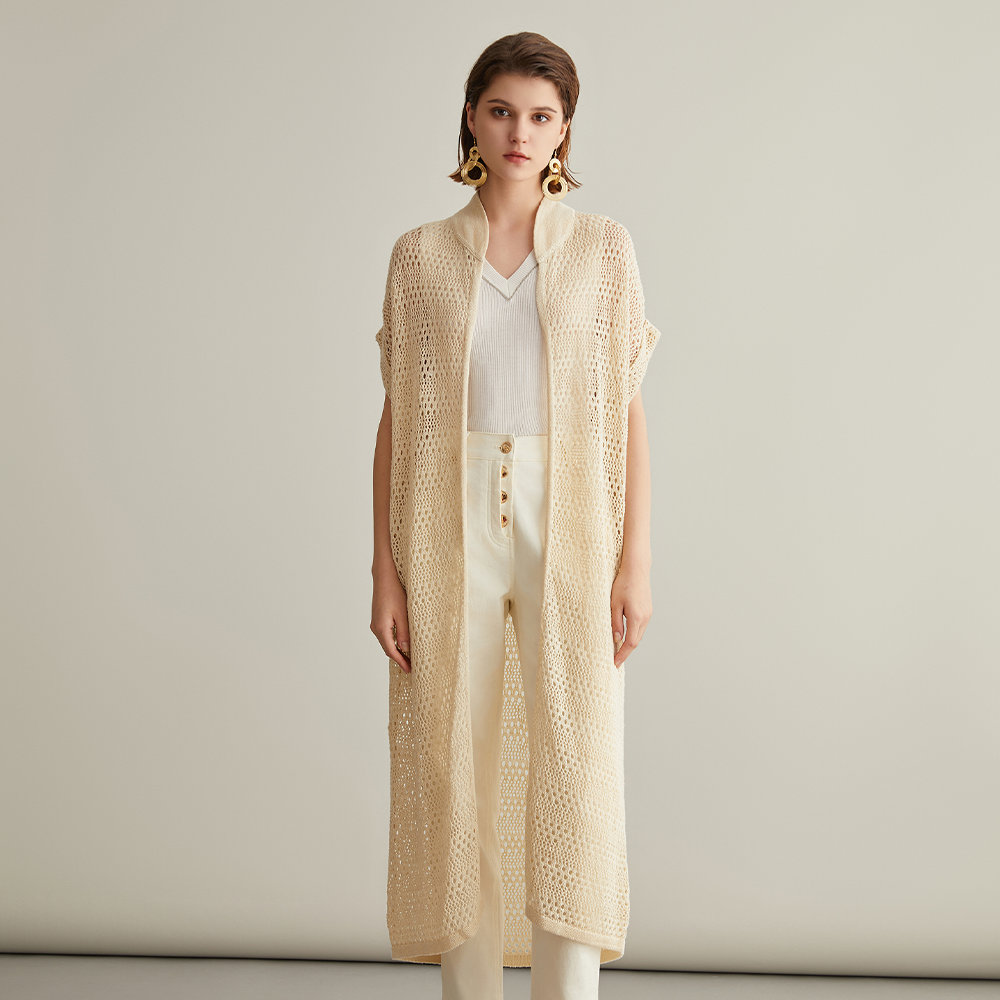 BC609 Linen and Silk Long Knit - Quality Summer Clothing For Women のレビューと価格