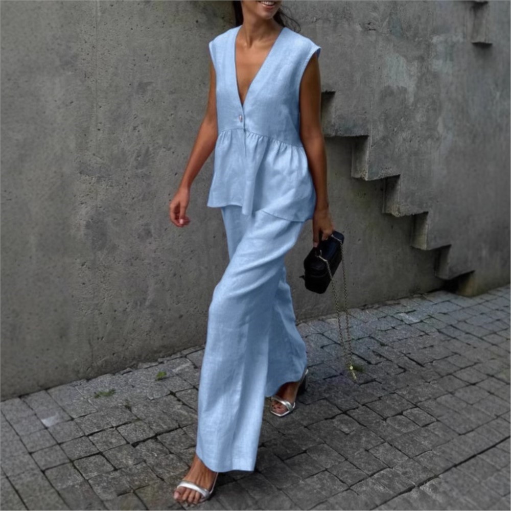 Casual Sleeveless Vest V Neck  - Zara Summer Clothing For Women のレビューと価格