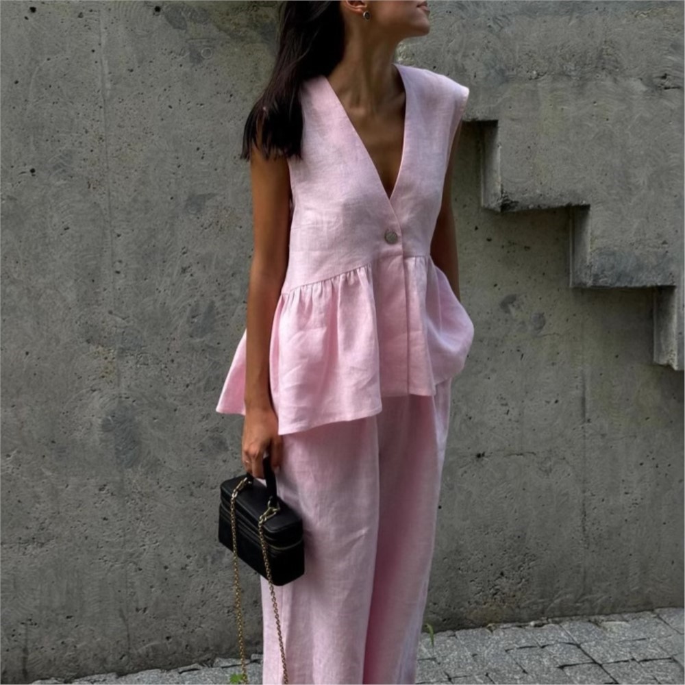 Casual Sleeveless Vest V Neck  - Zara Summer Clothing For Women のレビューと価格