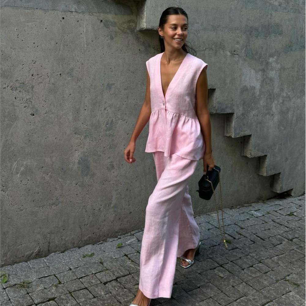 Casual Sleeveless Vest V Neck  - Zara Summer Clothing For Women のレビューと価格