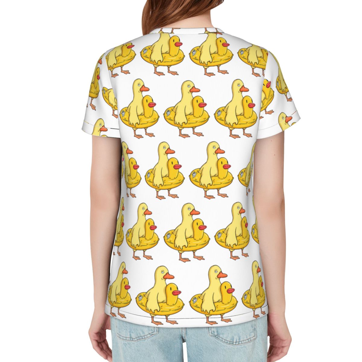 Double Duck T-Shirt Women Shor - Summer Duck Clothing のレビューと価格