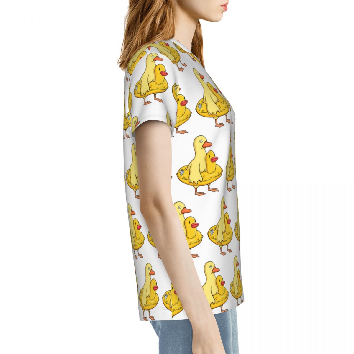 Double Duck T-Shirt Women Shor - Summer Duck Clothing のレビューと価格